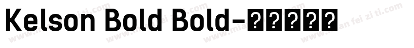 Kelson Bold Bold字体转换